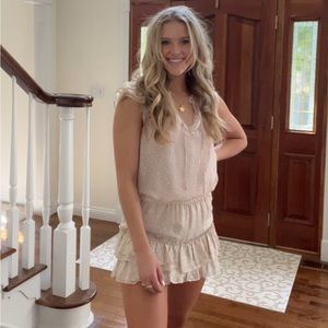 Generation Love New York Two Piece Light Pink Skirt and Top Set